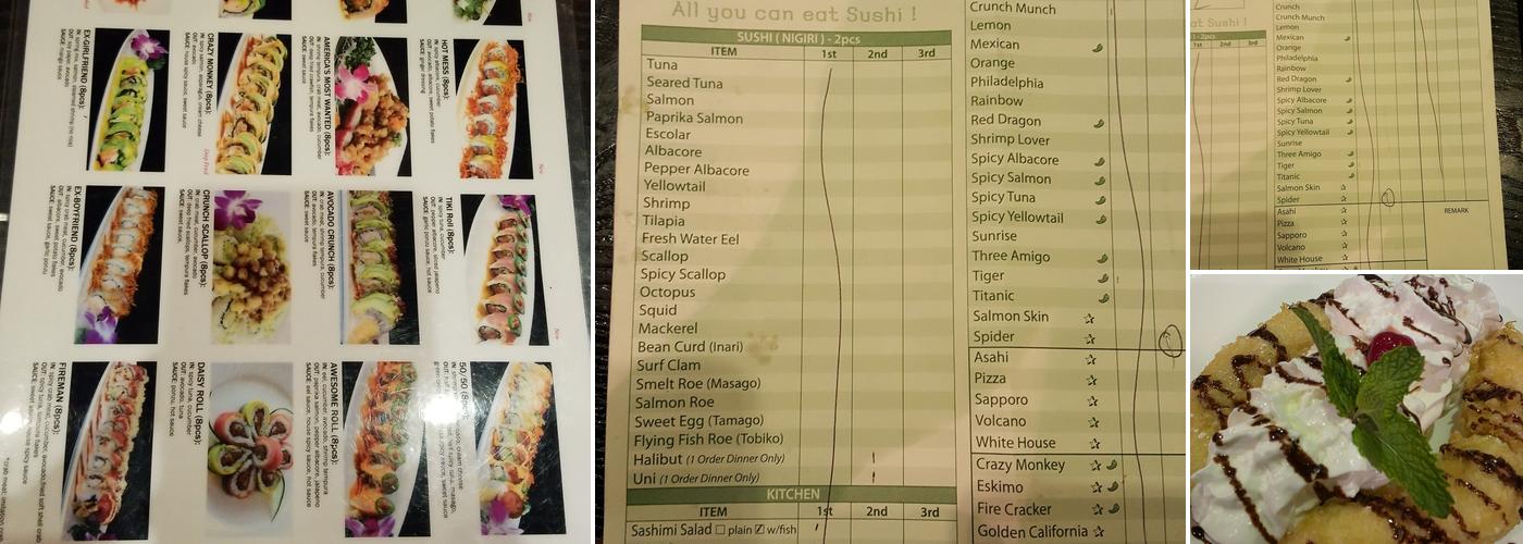 One Sushi & Grill Menu