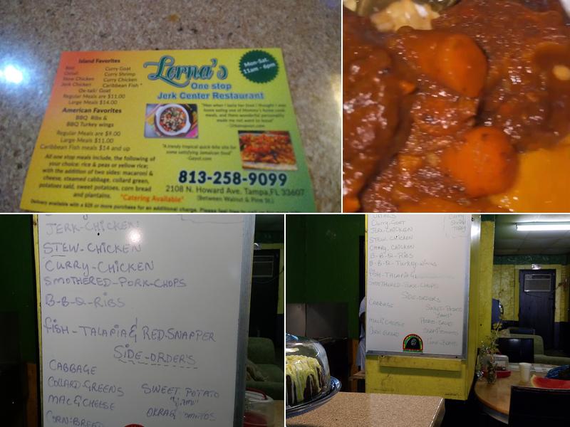 One Stop Jerk Center Jamaican Menu
