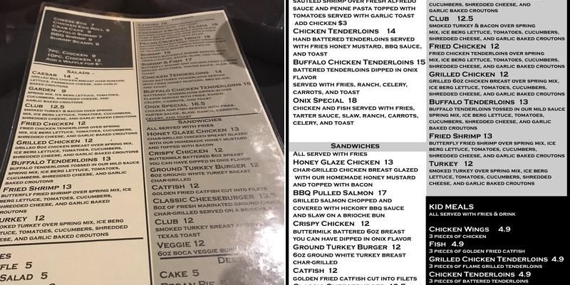Onix Menu