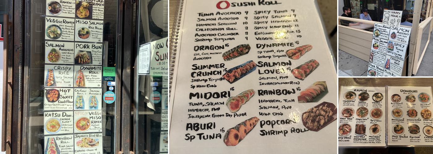 Oramen Menu
