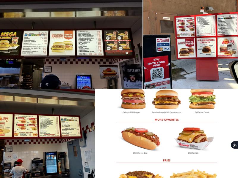 Original Tommy's Menu