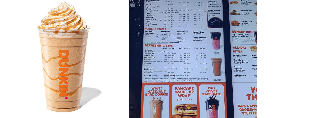 Dunkin' Menu