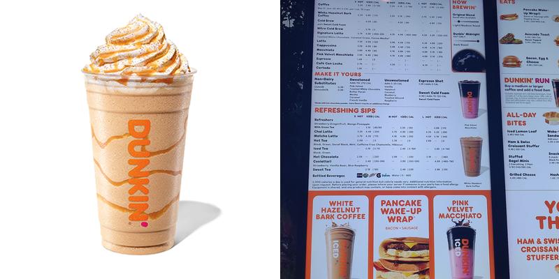 Dunkin' Menu