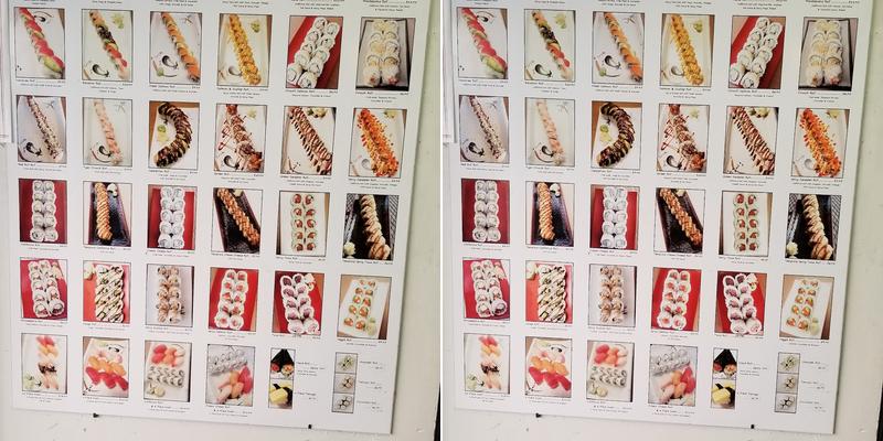 Oshi's Kitchen Menu