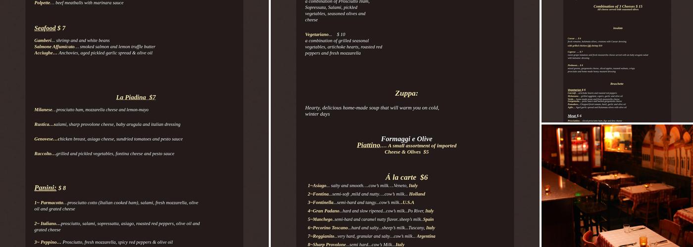 Osteria Da Amedeo Menu