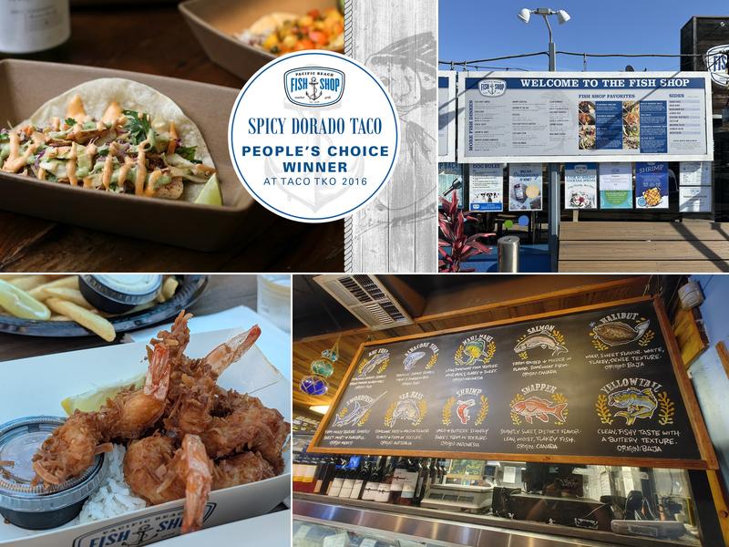 Pacific Beach Fish Shop Menu