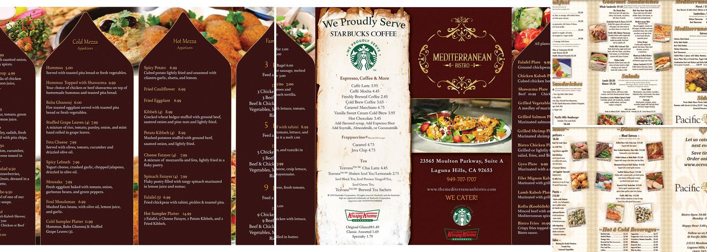 Pacific Hills Banquet and Catering Menu