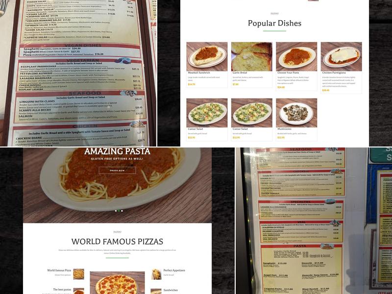 Palermo Italian Restaurant Menu