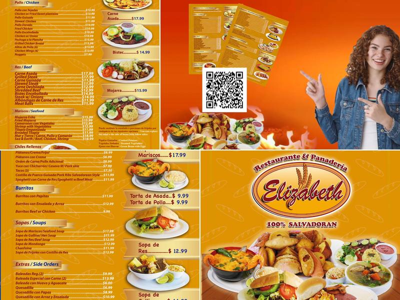 Panaderia Elizabeth Restaurant Menu