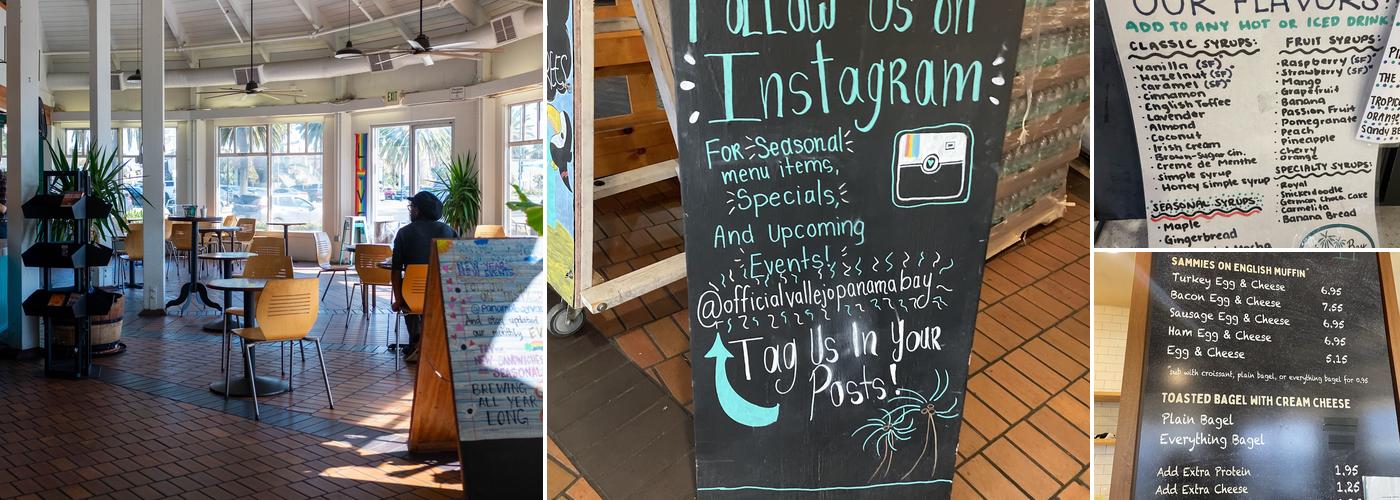 Panama Bay Coffee Menu