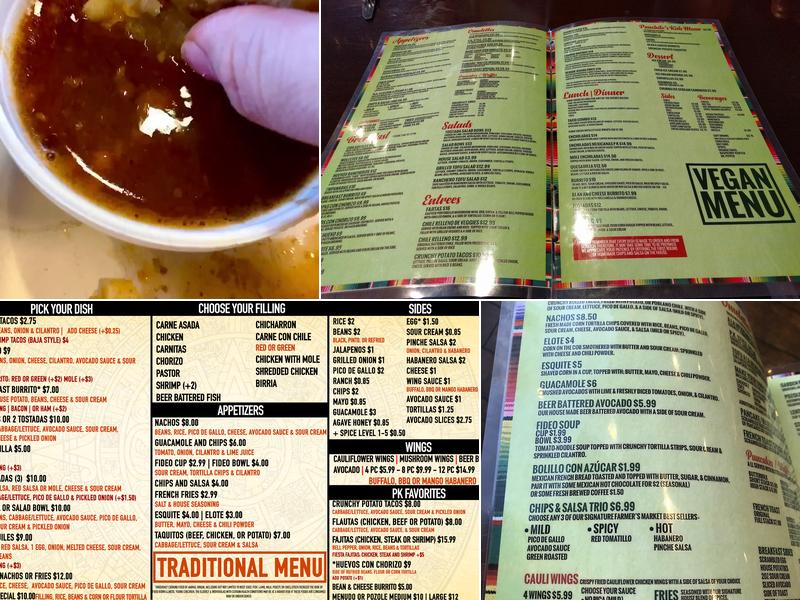 Pancho's Kitchen Menu