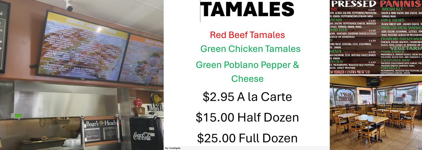 Panini Bread and Grill Menu