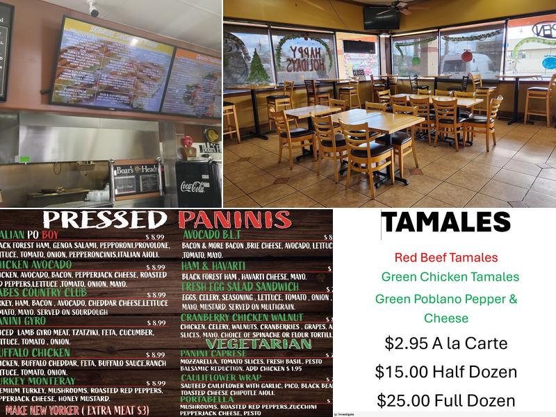 Panini Bread and Grill Menu