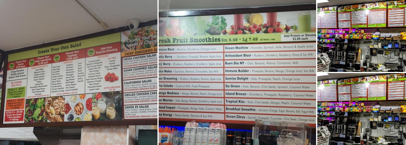 Panini Grill Menu