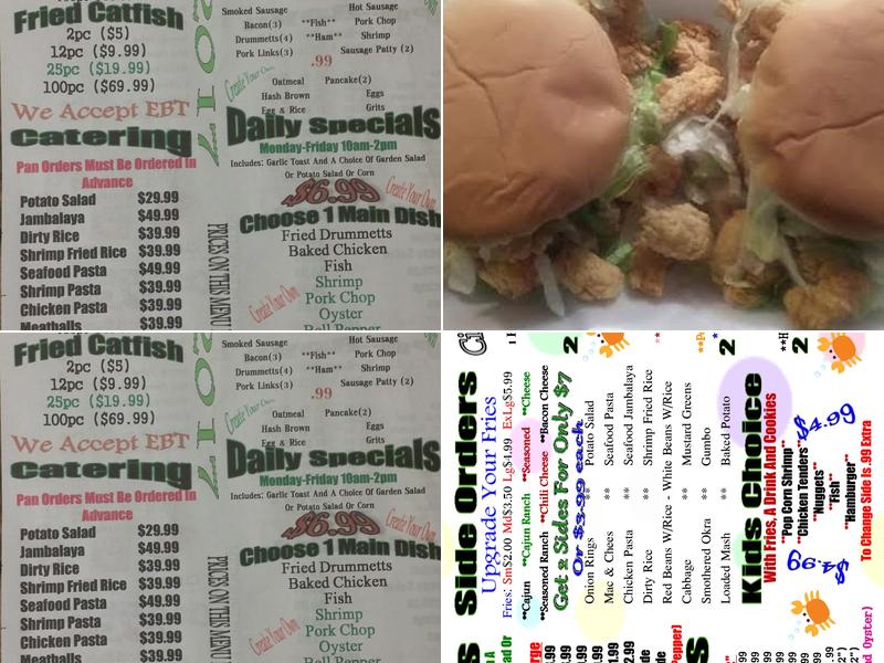 Papa Joe's Seafood Market Menu