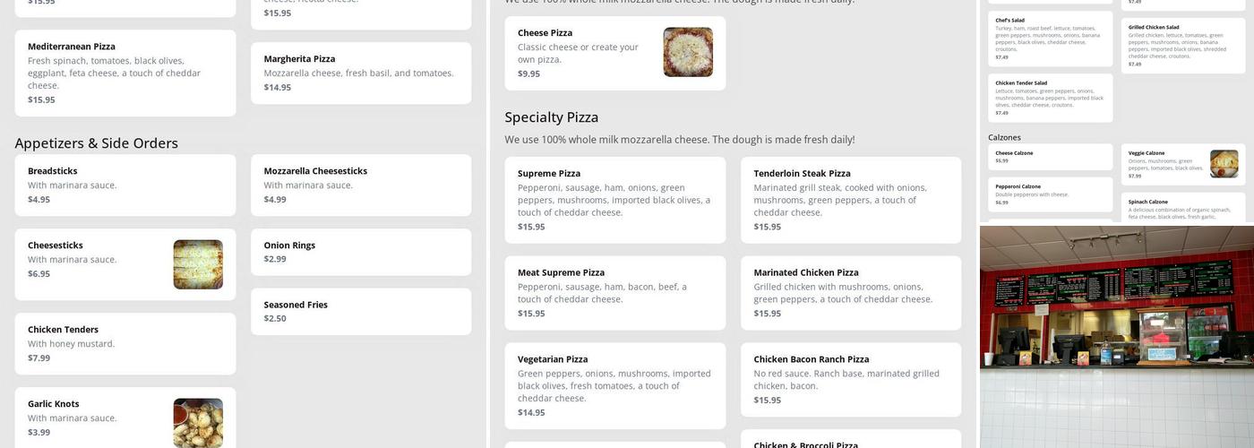 Papas Pizza And Wings Menu