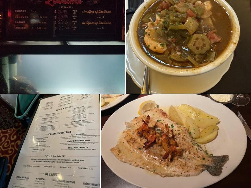 Pappadeaux Seafood Kitchen Menu