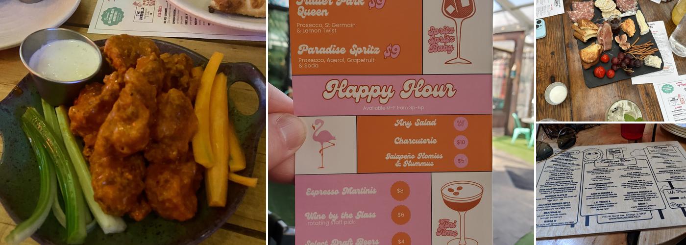 Paradise Park | Pizza & Patio Menu