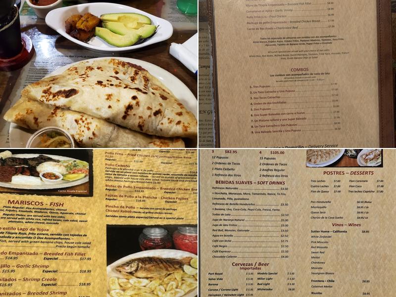 Paseo Catracho Menu