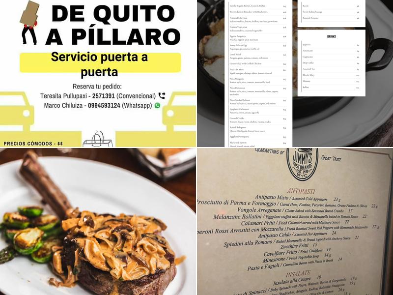 Paul & Jimmy’s Ristorante Menu