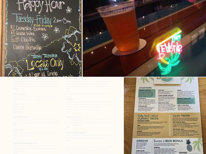 Salty Soul Island Kitchen Menu