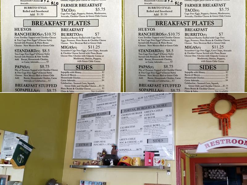 Pepper Box Cafe Menu