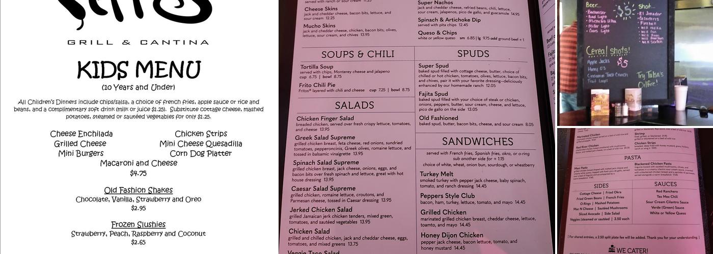 Pepper's Grill Menu