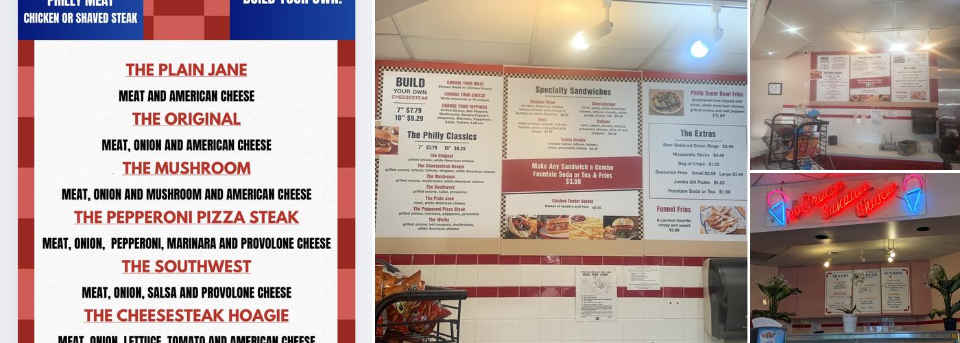 Philly Corner Menu