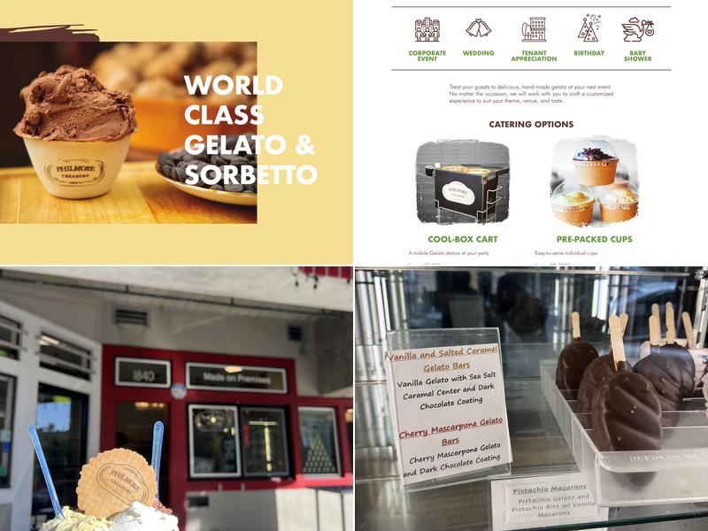 Philmore Creamery Menu