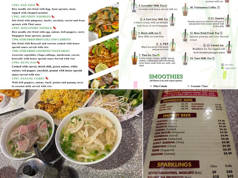Pho 78 Westminster Menu