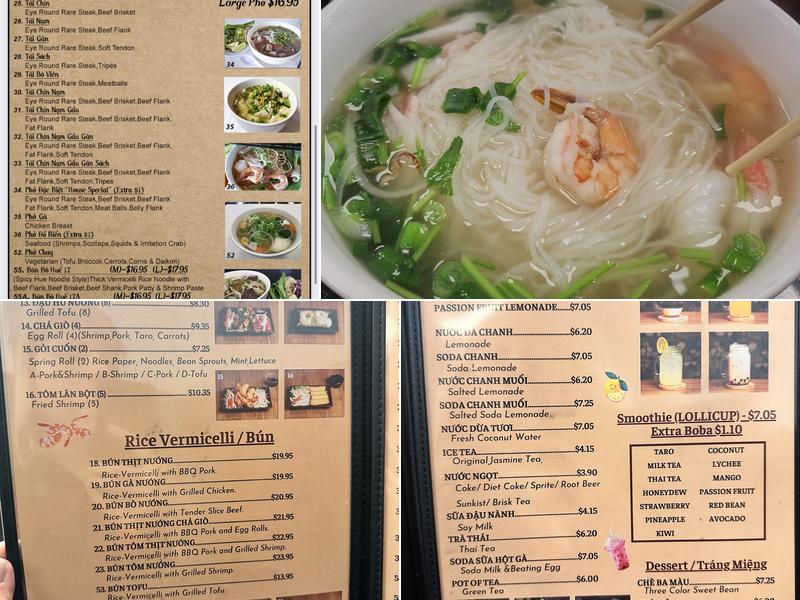 Pho 79 by FIU Menu