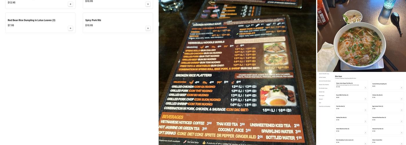 Phở 88 Noodles & Grill Menu