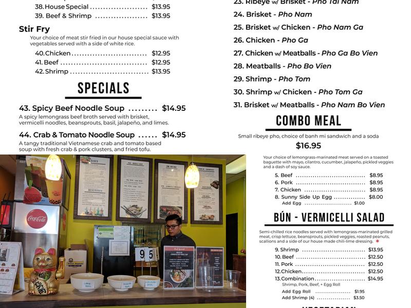 Phở 9 Menu