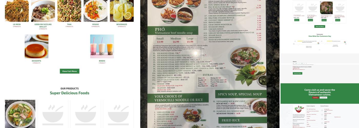 Phở 90 Menu