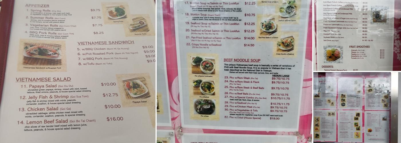 Pho 97 One Menu