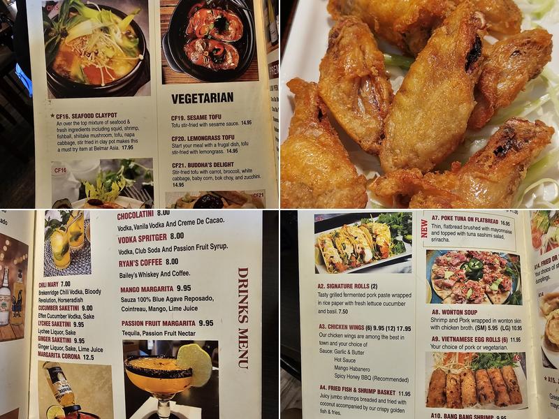 Belmar Asia Menu