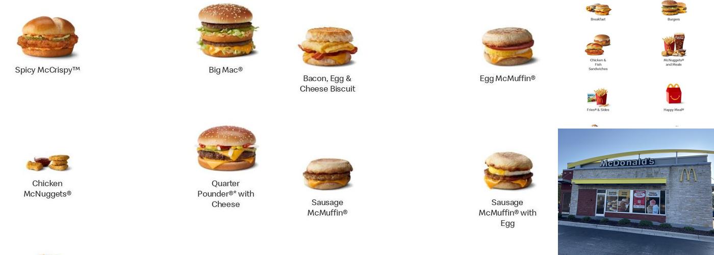 McDonald's Menu