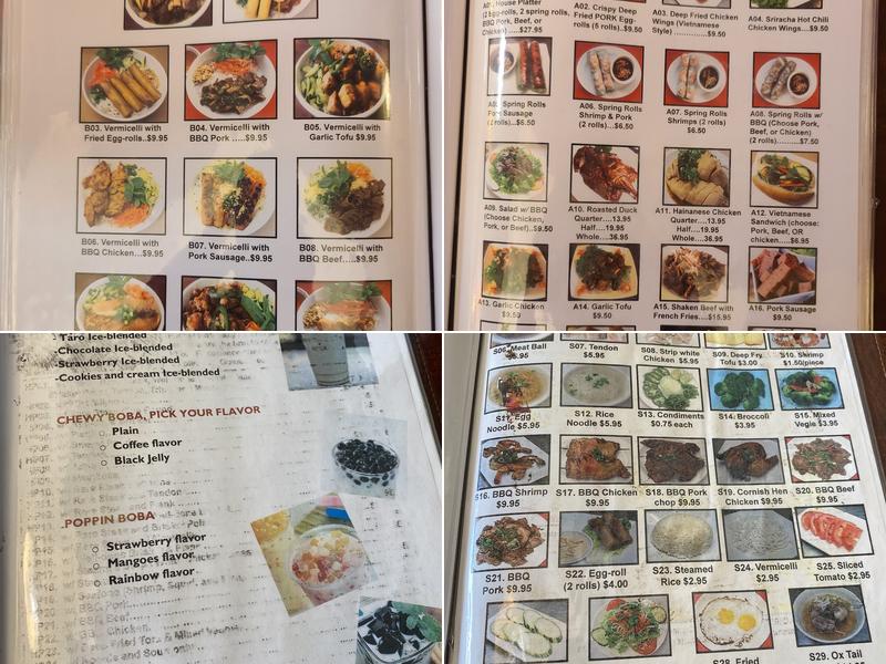 Pho Daily Menu