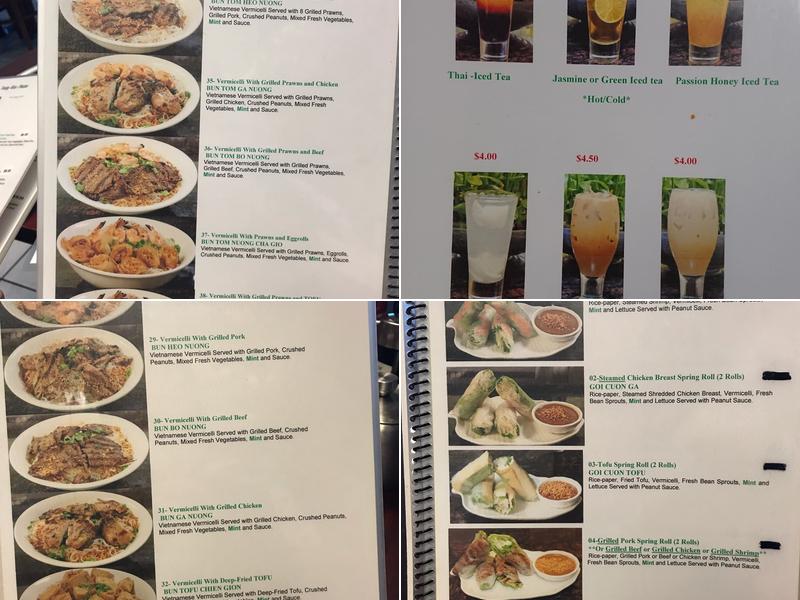 Pho Delite Menu