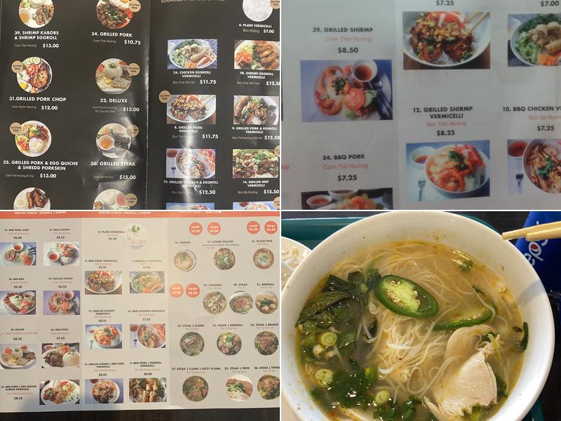 Pho Don Menu