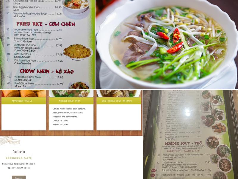Phở Ever Menu