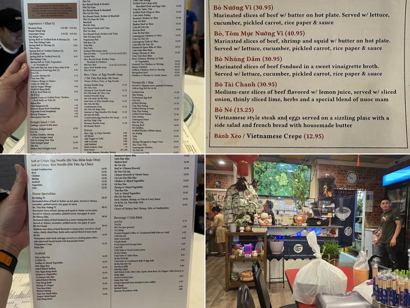 Phở Orchid Restaurant Menu