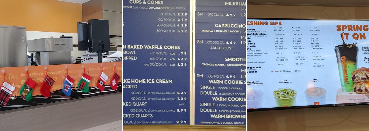 Dunkin' Menu