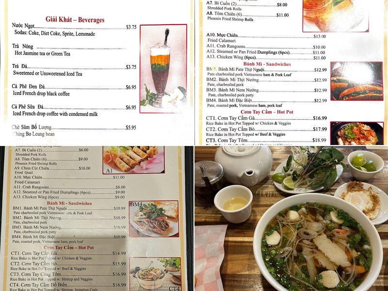 Pho Place Menu