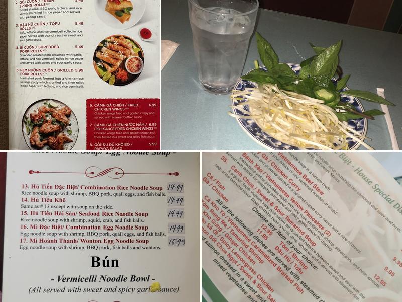 Phở Quỳnh Restaurant Menu