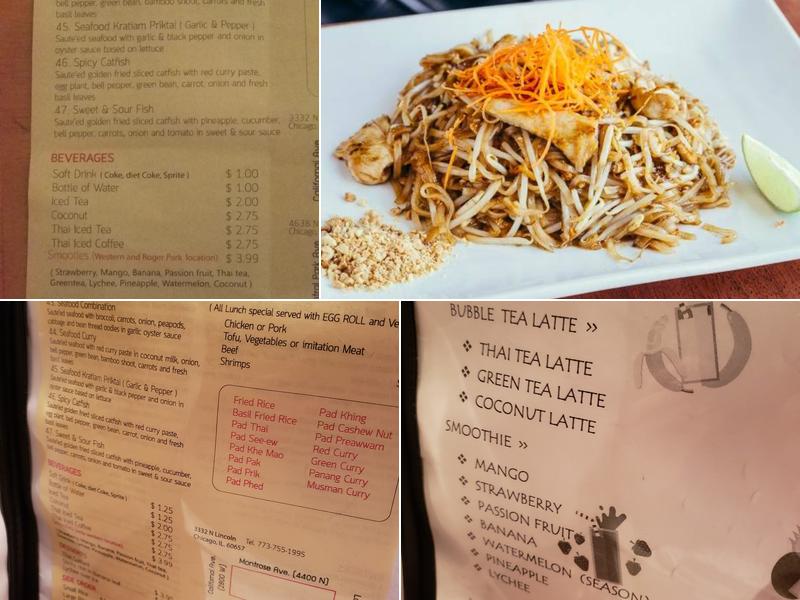 Pho's Spicier Thai Cuisine Menu