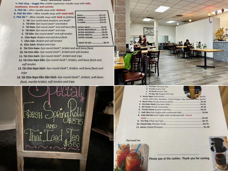 Le’s Pho Restaurant Menu