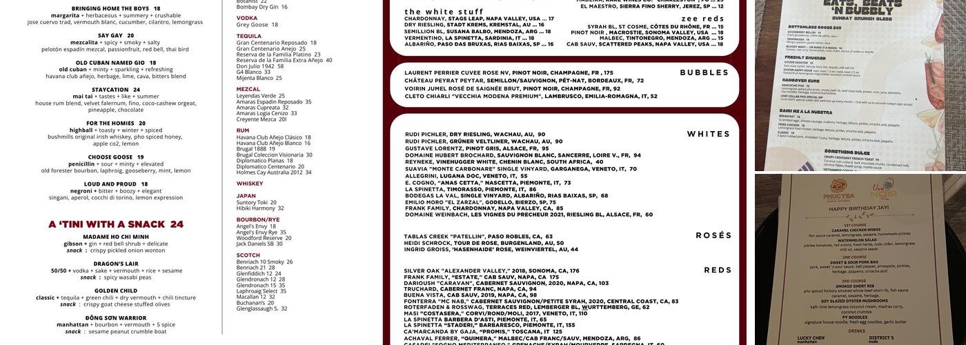 Phuc Yea Menu