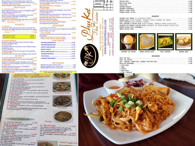 SAVOR THAI Menu