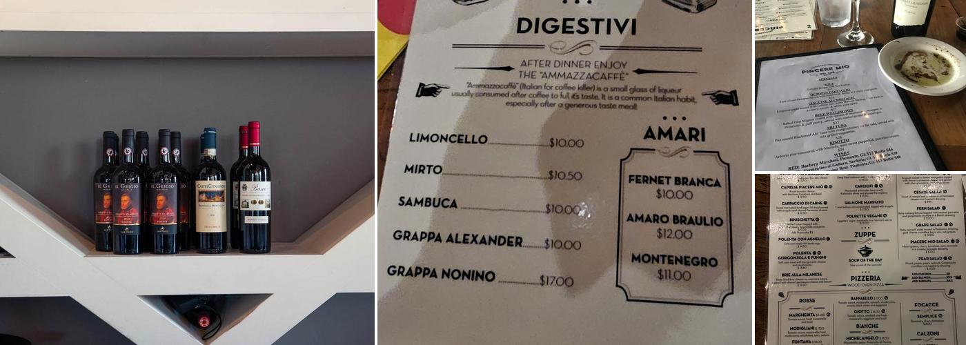 Piacere Mio Del Sur Menu